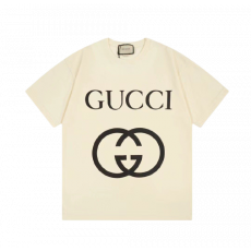 [당일] GUCCI 구찌 인트로킹 G코튼 오프화이트 티셔츠